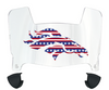 Denver Broncos Limited Edition Mini Football Helmet Visor Shield w/ Clips - PICK VISOR & LOGO COLOR
