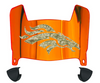 Denver Broncos Limited Edition Mini Football Helmet Visor Shield w/ Clips - PICK VISOR & LOGO COLOR