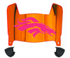 Denver Broncos Limited Edition Mini Football Helmet Visor Shield w/ Clips - PICK VISOR & LOGO COLOR