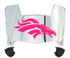 Denver Broncos Limited Edition Mini Football Helmet Visor Shield w/ Clips - PICK VISOR & LOGO COLOR