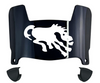Denver Broncos Retro Throwback Mini Football Helmet Visor Shield w/ Clips - PICK VISOR & LOGO COLOR