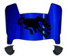 Denver Broncos Retro Throwback Mini Football Helmet Visor Shield w/ Clips - PICK VISOR & LOGO COLOR