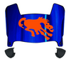 Denver Broncos Retro Throwback Mini Football Helmet Visor Shield w/ Clips - PICK VISOR & LOGO COLOR