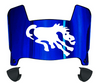 Denver Broncos Retro Throwback Mini Football Helmet Visor Shield w/ Clips - PICK VISOR & LOGO COLOR