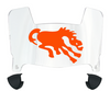 Denver Broncos Retro Throwback Mini Football Helmet Visor Shield w/ Clips - PICK VISOR & LOGO COLOR