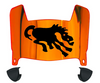 Denver Broncos Retro Throwback Mini Football Helmet Visor Shield w/ Clips - PICK VISOR & LOGO COLOR