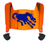 Denver Broncos Retro Throwback Mini Football Helmet Visor Shield w/ Clips - PICK VISOR & LOGO COLOR