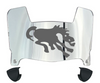 Denver Broncos Retro Throwback Mini Football Helmet Visor Shield w/ Clips - PICK VISOR & LOGO COLOR