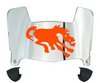 Denver Broncos Retro Throwback Mini Football Helmet Visor Shield w/ Clips - PICK VISOR & LOGO COLOR