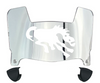 Denver Broncos Retro Throwback Mini Football Helmet Visor Shield w/ Clips - PICK VISOR & LOGO COLOR
