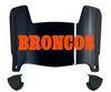 Denver Broncos Retro Throwback Mini Football Helmet Visor Shield w/ Clips - PICK VISOR & LOGO COLOR