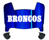 Denver Broncos Retro Throwback Mini Football Helmet Visor Shield w/ Clips - PICK VISOR & LOGO COLOR