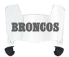 Denver Broncos Retro Throwback Mini Football Helmet Visor Shield w/ Clips - PICK VISOR & LOGO COLOR