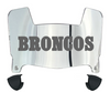 Denver Broncos Retro Throwback Mini Football Helmet Visor Shield w/ Clips - PICK VISOR & LOGO COLOR