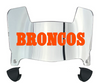 Denver Broncos Retro Throwback Mini Football Helmet Visor Shield w/ Clips - PICK VISOR & LOGO COLOR