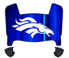 Denver Broncos Mini Football Helmet Visor Shield w/ Clips - PICK VISOR & LOGO COLOR