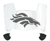 Denver Broncos Mini Football Helmet Visor Shield w/ Clips - PICK VISOR & LOGO COLOR
