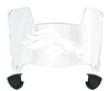 Denver Broncos Mini Football Helmet Visor Shield w/ Clips - PICK VISOR & LOGO COLOR
