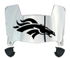 Denver Broncos Mini Football Helmet Visor Shield w/ Clips - PICK VISOR & LOGO COLOR