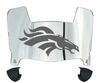 Denver Broncos Mini Football Helmet Visor Shield w/ Clips - PICK VISOR & LOGO COLOR