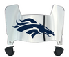 Denver Broncos Mini Football Helmet Visor Shield w/ Clips - PICK VISOR & LOGO COLOR