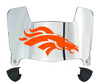 Denver Broncos Mini Football Helmet Visor Shield w/ Clips - PICK VISOR & LOGO COLOR