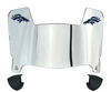Denver Broncos Mini Football Helmet Visor Shield w/ Clips - PICK VISOR & LOGO COLOR