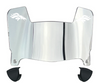 Denver Broncos Mini Football Helmet Visor Shield w/ Clips - PICK VISOR & LOGO COLOR