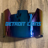 Detroit Lions Full Size Football Helmet Visor Shield Blue Iridium Mirror w/ Clips - PICK LOGO COLOR