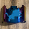 Detroit Lions Full Size Football Helmet Visor Shield Blue Iridium Mirror w/ Clips - PICK LOGO COLOR