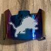 Detroit Lions Full Size Football Helmet Visor Shield Blue Iridium Mirror w/ Clips - PICK LOGO COLOR