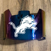 Detroit Lions Full Size Football Helmet Visor Shield Blue Iridium Mirror w/ Clips - PICK LOGO COLOR