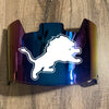 Detroit Lions Full Size Football Helmet Visor Shield Blue Iridium Mirror w/ Clips - PICK LOGO COLOR