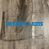 Detroit Lions Full Size Football Helmet Visor Shield Clear w/ Clips - PICK LOGO COLOR