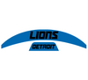 Detroit Lions MIDI Mid Size SpeedFlex Football Helmet Front & Back Bumper Decal Set - Pick Color