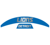 Detroit Lions MIDI Mid Size SpeedFlex Football Helmet Front & Back Bumper Decal Set - Pick Color