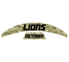 Detroit Lions MIDI Mid Size SpeedFlex Football Helmet Front & Back Bumper Decal Set - Pick Color