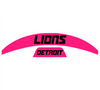 Detroit Lions MIDI Mid Size SpeedFlex Football Helmet Front & Back Bumper Decal Set - Pick Color