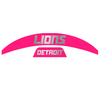 Detroit Lions MIDI Mid Size SpeedFlex Football Helmet Front & Back Bumper Decal Set - Pick Color
