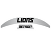 Detroit Lions MIDI Mid Size SpeedFlex Football Helmet Front & Back Bumper Decal Set - Pick Color