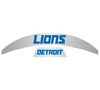 Detroit Lions MIDI Mid Size SpeedFlex Football Helmet Front & Back Bumper Decal Set - Pick Color
