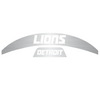 Detroit Lions MIDI Mid Size SpeedFlex Football Helmet Front & Back Bumper Decal Set - Pick Color