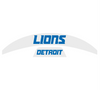 Detroit Lions MIDI Mid Size SpeedFlex Football Helmet Front & Back Bumper Decal Set - Pick Color