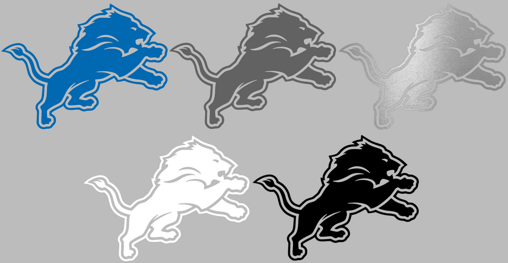 Detroit Lions Team Logo Premium DieCut Vinyl Decal PICK COLOR & SIZE