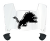 Detroit Lions Retro Throwback Mini Football Helmet Visor Shield w/ Clips - PICK VISOR & LOGO COLOR