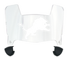 Detroit Lions Retro Throwback Mini Football Helmet Visor Shield w/ Clips - PICK VISOR & LOGO COLOR
