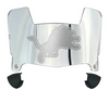 Detroit Lions Retro Throwback Mini Football Helmet Visor Shield w/ Clips - PICK VISOR & LOGO COLOR