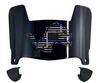 Detroit Lions Limited Edition Mini Football Helmet Visor Shield w/ Clips - PICK VISOR & LOGO COLOR