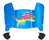 Detroit Lions Limited Edition Mini Football Helmet Visor Shield w/ Clips - PICK VISOR & LOGO COLOR