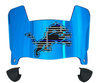 Detroit Lions Limited Edition Mini Football Helmet Visor Shield w/ Clips - PICK VISOR & LOGO COLOR